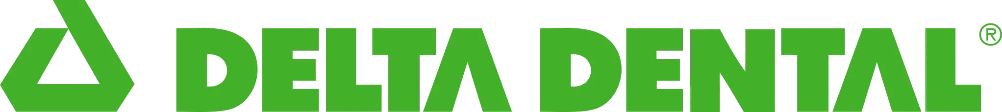 Green Delta Dental text with logo